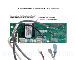 Cal Spa ELE09100226 Extension Relay Circuit Board