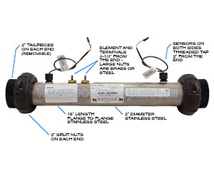 Balboa 58000 Heater, 5.5KW, M7
