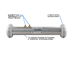 Balboa 58029 Heater, 4.0KW, R574, R576, R574/6, 2000LE, HS200, LE