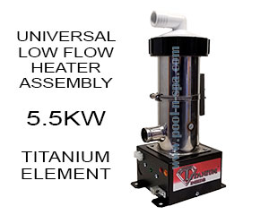 Hydro-Quip 27-V310-7T-K Heater, 5.5KW, Titanium, Vertical